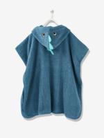 Badponcho voor kinderen Dino groenblauw - thumbnail