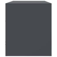 Tv-meubel 99x39x44 cm staal antracietkleurig - thumbnail