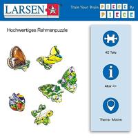 Selecta Larsen legpuzzel dieren - vlinders, 42st. - thumbnail