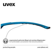 uvex pheos nxt 9128265 Veiligheidsbril Incl. UV-bescherming Blauw, Antraciet EN 166:2001, EN 170:2002 - thumbnail