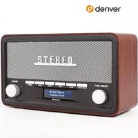 Denver DAB-18 Radio DAB+, VHF (FM) AUX Behuizing van echt hout Hout - thumbnail