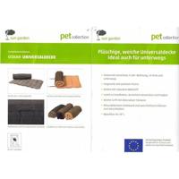 Sun Garden Oskar Oprolbaar Hondenkleed 130x90x4 cm Grijs - thumbnail