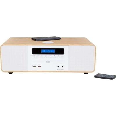 Thomson MIC201IBT Micro HiFi-systeem - Bluetooth - Radio - CD - MP3 - USB - Wit + Inductie Thomson MIC201IBT Micro HiFi-systeem - Bluetooth - Radio - CD - MP3 - USB - Wit + Inductie