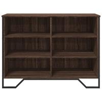 Dressoir 101x35,5x74,5 cm bewerkt hout bruin eikenkleur - thumbnail