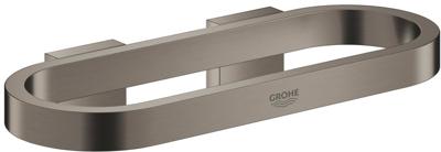 Handdoekring GROHE Selection Of Houder Voor Zeepschaal En Douchetray Hard Graphite Geborsteld