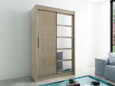 Kast ROMANE 2 schuifdeuren 150 cm sonoma