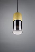 Trio HanglampRobin pendel hout met zwart - 310600154 - thumbnail