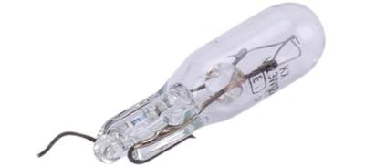 SPAHN steeklamp van glas glass base lamps 12v 2.3w w2x4.6d (10st)