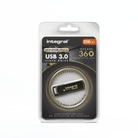 USB-stick Integral 3.0 Secure 360 256GB zwart - thumbnail