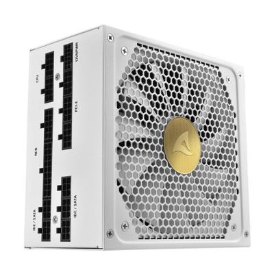 Sharkoon Rebel P30 Gold White 1000W voeding Sharkoon Rebel P30 Gold White 1000W voeding