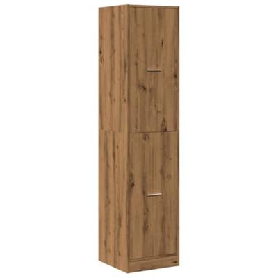 Apothekerskast 40x41x174,5 cm bewerkt hout artisanaal eiken