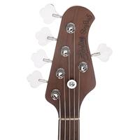 Sterling by Music Man StingRay Ray35 Vintage Sunburst 5-snarige elektrische basgitaar - thumbnail