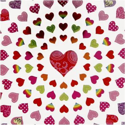 Creativ Company Stickers kleine harten, 1 vel