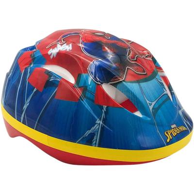 Volare Marvel spiderman fietshelm - blauw rood - 51 - 55 cm