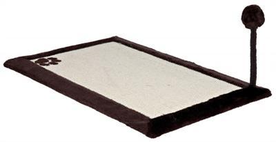 TRIXIE KRABMAT MET PLUCHE RAND BRUIN / NATUREL 70X45 CM TRIXIE KRABMAT MET PLUCHE RAND BRUIN / NATUREL 70X45 CM