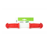 Widek fietsgrip basic rood - 10cm (per paar) - thumbnail