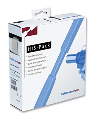 HellermannTyton 300-30243 Krimpkous zonder lijm Transparant 2.40 mm 1.20 mm Krimpverhouding:2:1 10 m