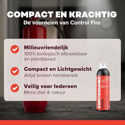 Control Fire Brandblusser - Mini Brandblusser - 200 ml