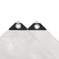 Dekzeil 650 g/m 5x6 m wit - thumbnail