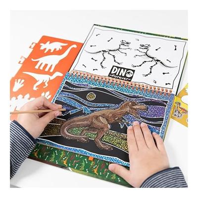 Totum dino forever - scratch boek