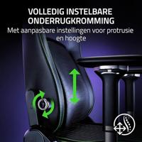 Razer Iskur V2 - Gaming stoel met adaptieve lendensteun (schuimvulling met hoge dichtheid, milieuvriendelijk, oplosmiddelvrij EPU kunstleer, 4-D armleuningen) Zwart - thumbnail