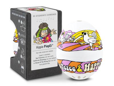 Brutus Kookt PiepEi Eierwekker Hippie kunststof 5,5 cm - thumbnail