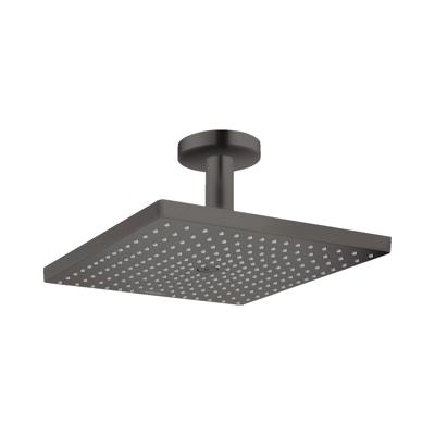 Hansgrohe Hoofddouche Raindance E 300 1jet Plafondbevestiging Geborsteld Zwart Chroom Hansgrohe Hoofddouche Raindance E 300 1jet Plafondbevestiging Geborsteld Zwart Chroom