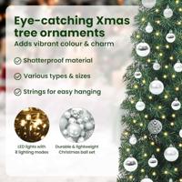 VidaXL Kunstkerstboom groen 210 cm pvc en staal en kunststof - thumbnail