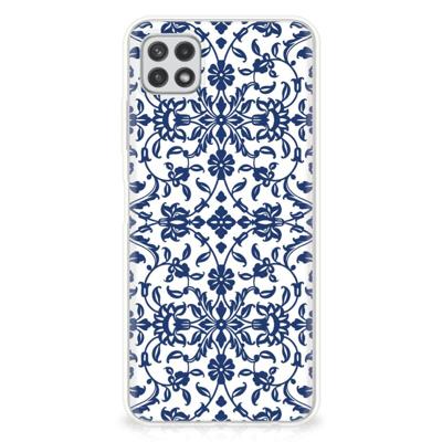 Samsung Galaxy A22 5G | TPU Case | Flower Blue