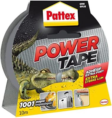 Pattex plakband Power Tape lengte: 10 m, grijs