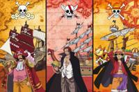 Poster One Piece - Captains and Boats 91,5x61cm - thumbnail