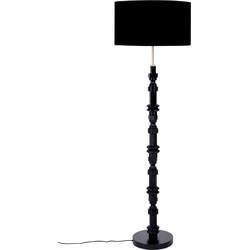 Zuiver Vloerlamp 'Totem' 148cm, kleur Zwart