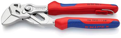 Knipex Sleuteltang 35 mm - 1 3/8 - 86 05 180 T - 8605180T Knipex Sleuteltang 35 mm - 1 3/8 - 86 05 180 T - 8605180T
