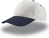 Atlantis AT502 Start Five Cap - White/Navy - One Size - thumbnail