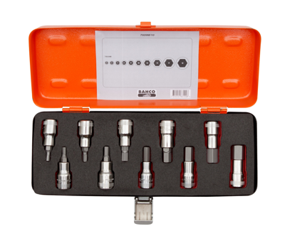 Bahco set inbusdoppen 1-2 | 7809M/10