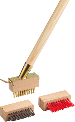 Meister voegenborstel set met steel 3st w - wu4360710