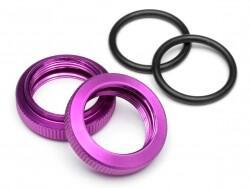 Shock adjuster nut 20mm (purple/2pcs)