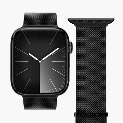 Vonmählen Milanese Loop 2 For Apple Watch 44 - 45 - 46 - 49mm One Size Black
