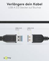 goobay USB 3.0 verlengkabel - thumbnail