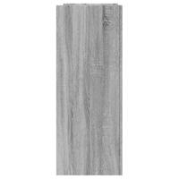 Wandtafel 100x35x90 cm bewerkt hout grijs sonoma eikenkleurig - thumbnail