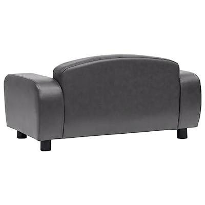 VidaXL Hondenbank 80x50x40 cm kunstleer grijs VidaXL Hondenbank 80x50x40 cm kunstleer grijs