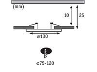 Paulmann 92499 Inbouwadapter 50 W Wit (mat) - thumbnail