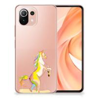 Xiaomi Mi 11 Lite | 11 Lite 5G NE Telefoonhoesje met Naam Horse Color - thumbnail