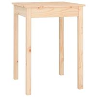 Eettafel 55x55x75 cm massief grenenhout - thumbnail
