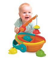 Clementoni baby vissen vangen kleurenspel, 5dlg. - thumbnail