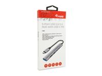 Hub USB-C 7 Poorten Equip 12896207101 Aluminium - thumbnail