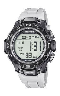 Horlogeband Calypso K5816/3 Kunststof/Plastic Wit