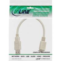 Intos USB adapterkabel USB PS/2 USB-A/stekker - mDIN6/bus 0,20 m - thumbnail