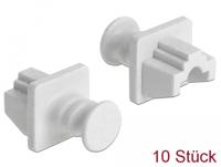 Delock 86507 Stofkap voor RJ45-aansluiting 10 stuks wit - thumbnail