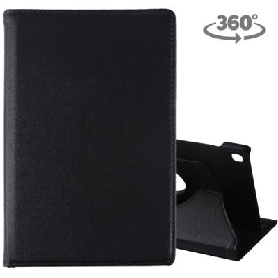 Litchi textuur horizontale Flip 360 graden rotatie lederen case voor Galaxy tab S5e 10 5 T720/T725 met houder (zwart)
